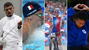 Le nageur Léon Marchand a été sacré champion olympique du 400m quatre nages ce dimanche tout comme Pauline Ferrand-Prévot qui a décroché l'or en VTT cross-country. L'épéiste Yannick Borel a remporté l'argent et Amandine Buchard le bronze au judo. 
